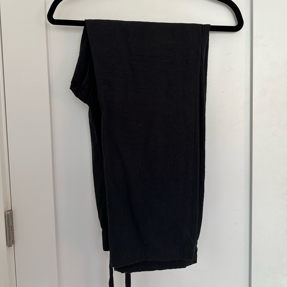 Rag & Bone Navy Linen Trousers